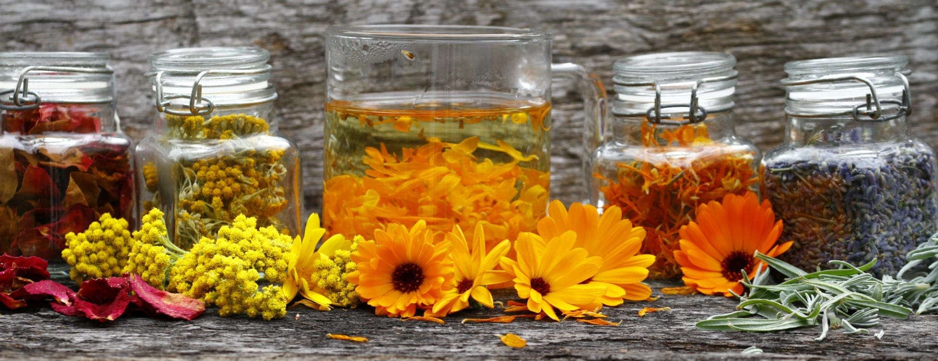 herbs-hero-1 calendula petals in jars